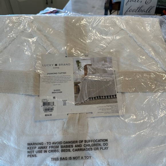 Lucky Brand HOME complete Queen/full duvet set - Picture 4 of 11